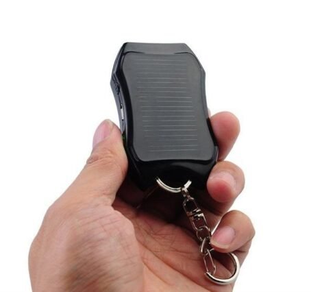 413 : Solar powerbank keychain flashlight 1200 mah