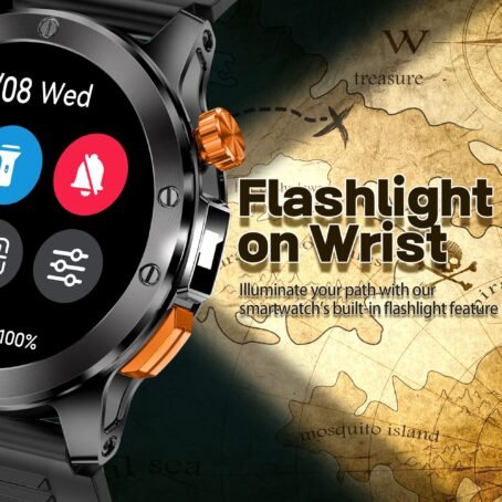 6092 : Smartwatch V21 with flashlight | 100+ sports modes