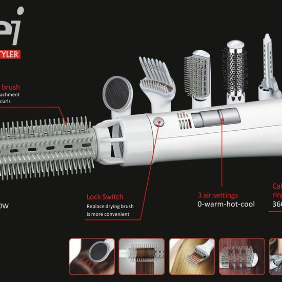 087 : 8-in-1 Hair Styler & Dryer