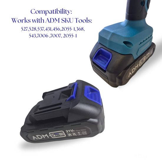 439 : Rechargeable Lithium Battery 21V for ADM Electric Mini Tools
