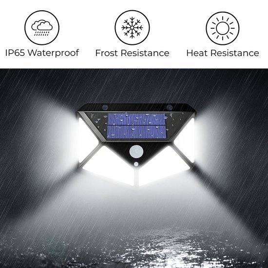 012 : Solar led lamp motion sensor wall lamp black sh-100