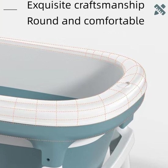 530 : ADM foldable bath tub with massage roller