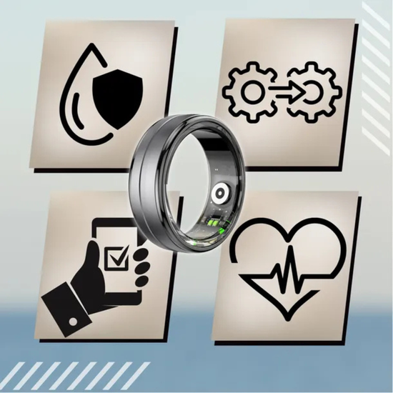 7020 : Smart ring – intelligent health & activity tracker in a stylish form - 18.9 mm