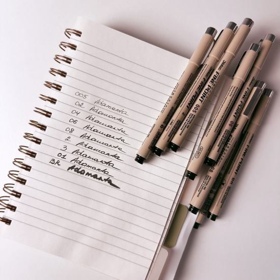 Cienkopisy do szkicowania | Zestaw 9 sztuk