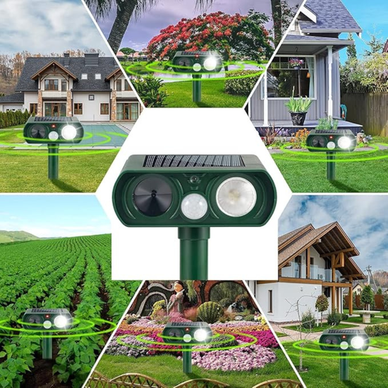 2242 : Solar Powered Ultrasonic Animal Repellent