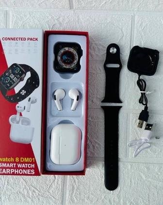 469 : Smart watch + headphones set 8 DM01