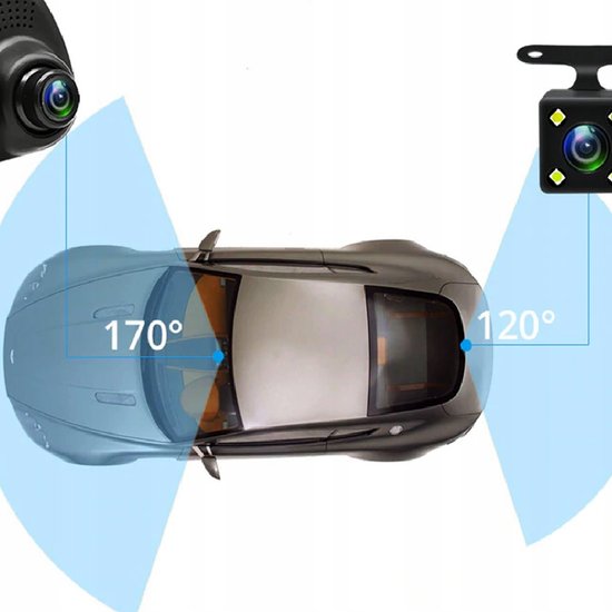 191 : Full HD driving recorder with reversing camera