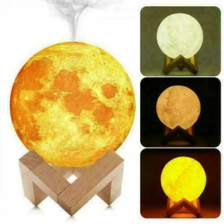386 : Air humidifier and led moon lamp 2in1