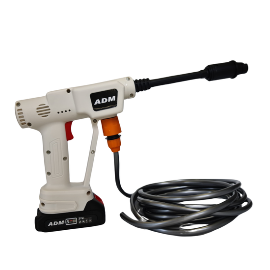 528 : ADM Wireless mini power washer + 2 batteries