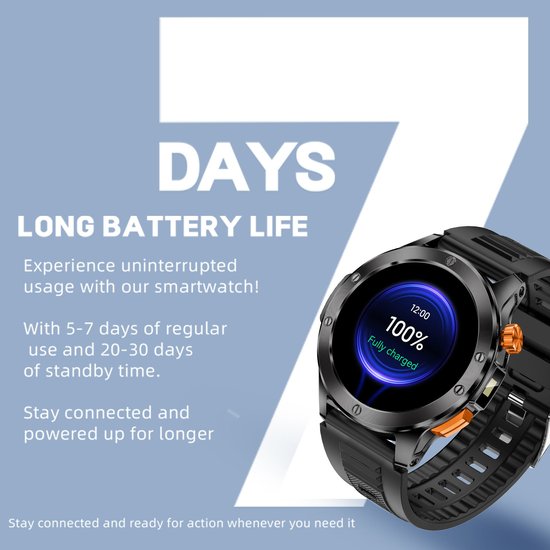 6092 : Smartwatch V21 with flashlight | 100+ sports modes