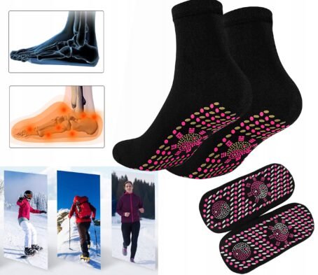 122 : Self-Heating tourmaline thermal socks