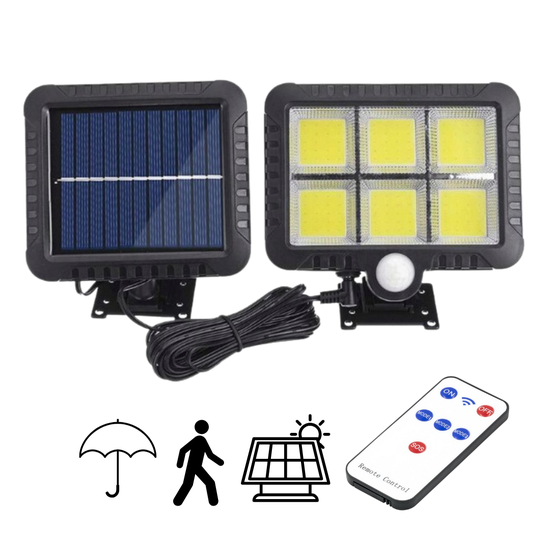 111 : Solar LED lamp with motion sensor | 120 LED