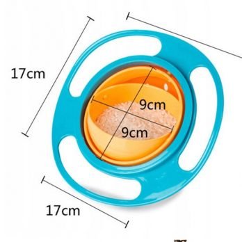 221 : 360° Rotating Anti-Spill Gyro Bowl