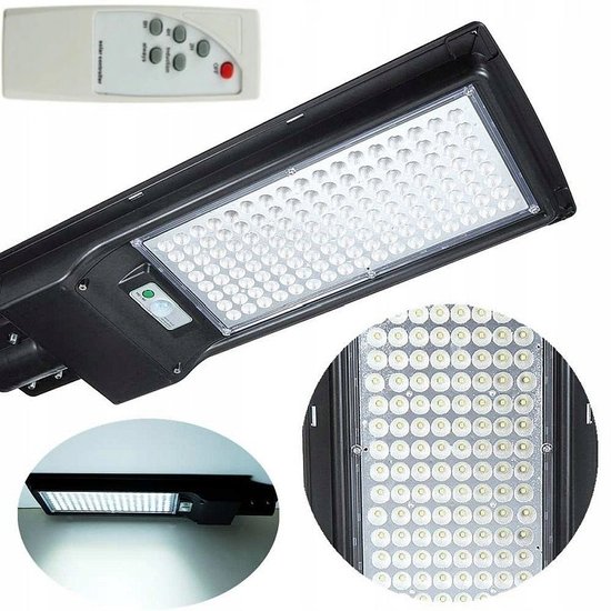 383 : Solar led street lamp 200w with remote control