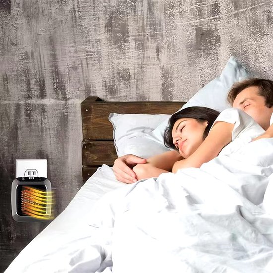 6071 : Electric compact heater with remote control | 800W