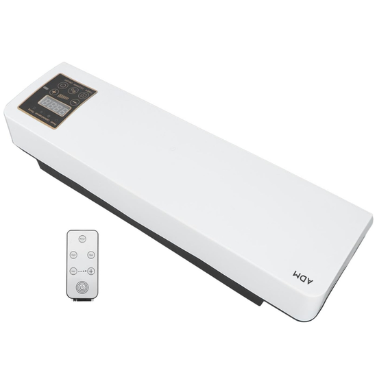 2069 : ADM Wall-mounted heater & cooler fan with remote control