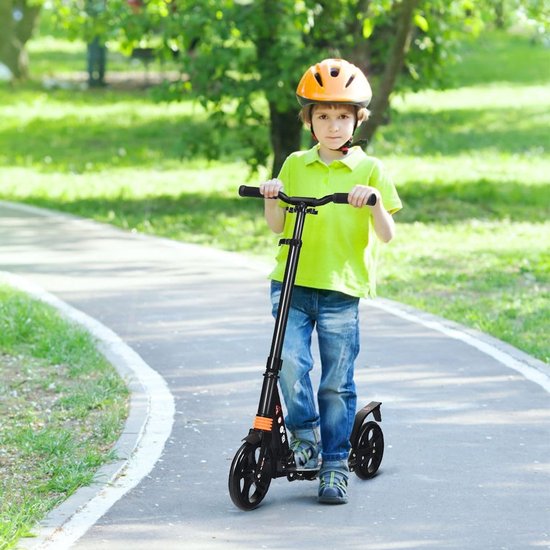 116S-1 : Foldable scooter, with standard brake-black