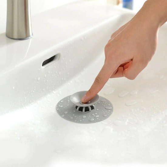 158 : 2-in-1 Silicone Sink S topper with Strainer