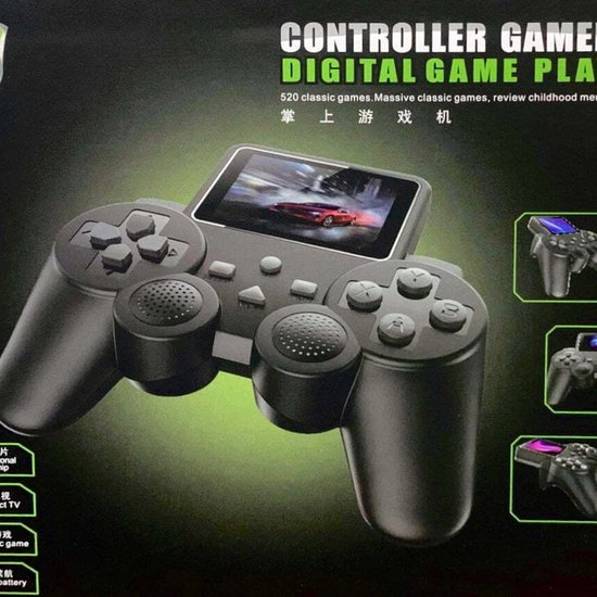 503 : Controller gamepad – digital gameplayer with 520 games in one