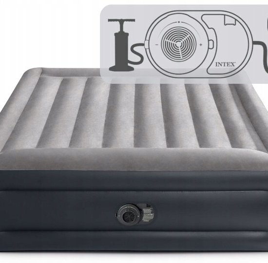 470 : Air mattress with built-in electric pump