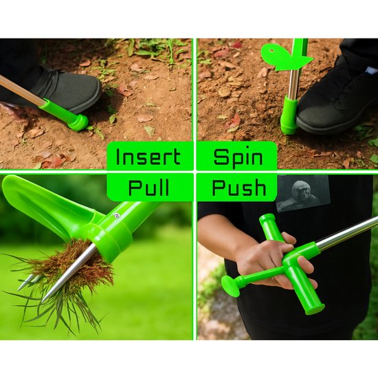 Teleskopowy wyrywacz chwastów z długim uchwytem