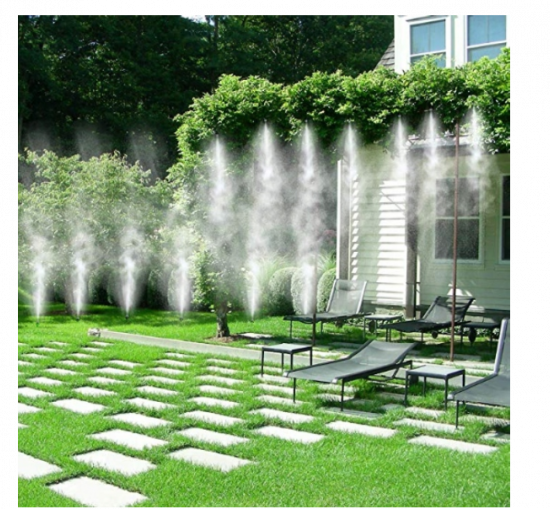 348 : 10M GARDEN WATER CURTAIN MIST, SPRINKLER