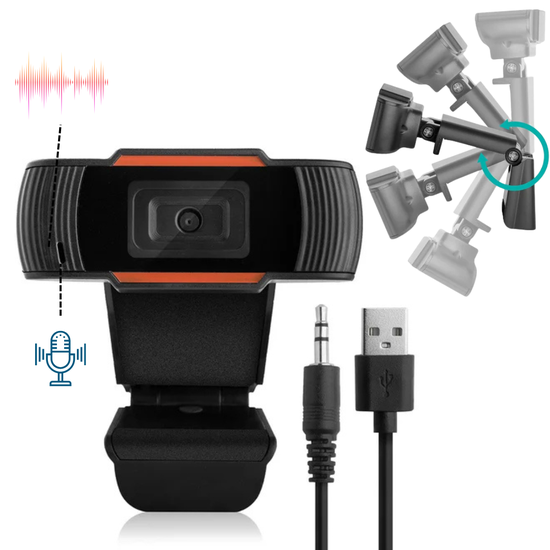 Kamera internetowa HD z wbudowanym mikrofonem