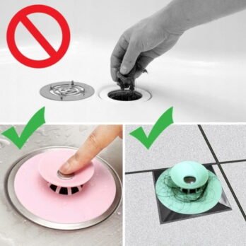 158 : 2-in-1 Silicone Sink S topper with Strainer