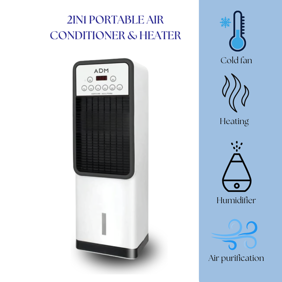 546 : ADM 2-in-1 Portable Air Conditioner & Heater