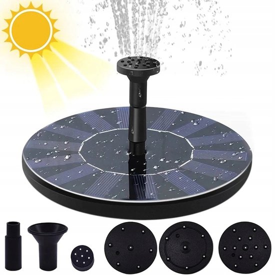 360 : Solar mini garden fountain floating pump
