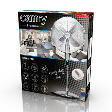CR 7314 : Camry Fan 45 cm – metal with remote control