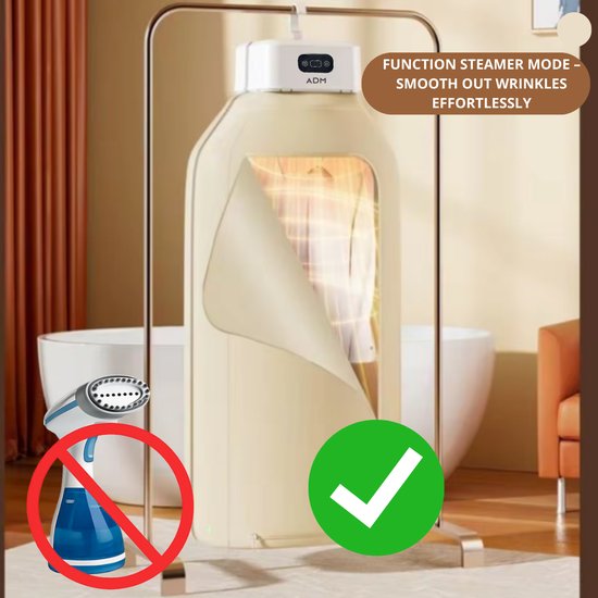 6014 : ADM Folding Clothes Dryer & Garment Steamer