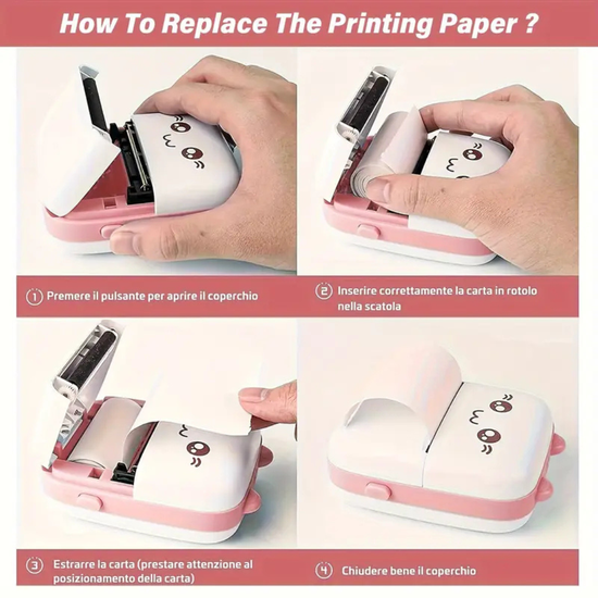 2090 : Wireless mini printer | Bluetooth & USB-C Compatible