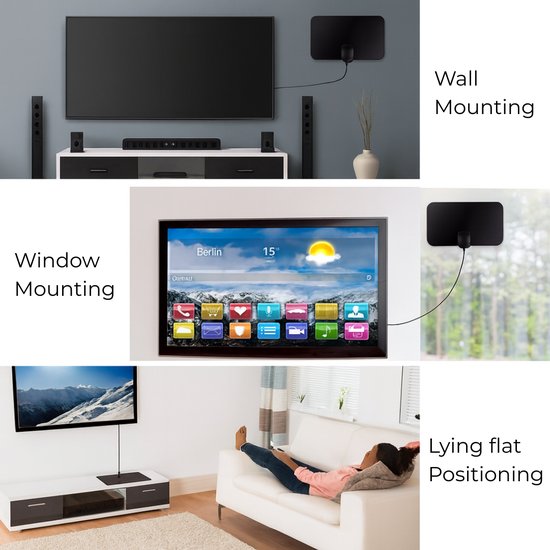 517 : HDTV indoor digital TV antenna