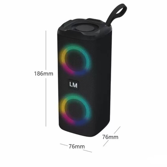 353 : Wirelles BLUETOOTH Speaker Dual L LED