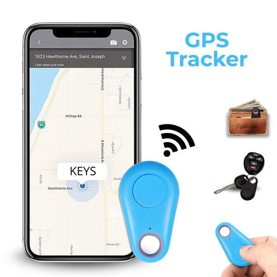 Lokalizator GPS czasu rzeczywistego-niebieski