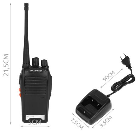 452 : Two walkie-talkies large set baofeng
