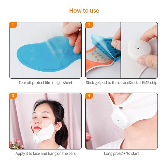 557 : V-Shape EMS Facial Massager