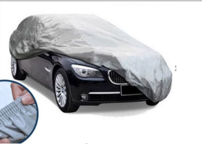 2190-1 : Premium Grey Car Cover – All-Weather Protection - Size L