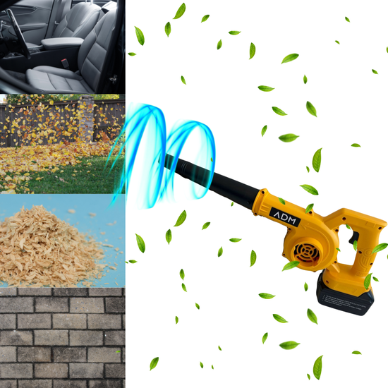 2055-2 : ADM Cordless Electric Blower – Yellow |Dual 48V Battery