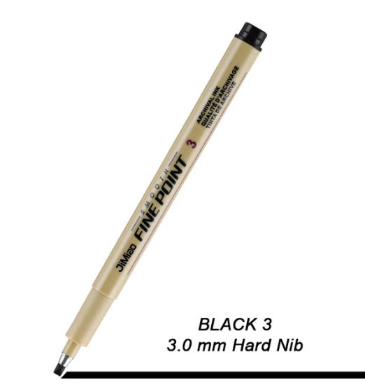 501 : Fineliner markers for sketching | 9-Piece Set