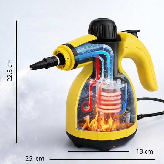 Wielofunkcyjny czyścik parowy 1000W