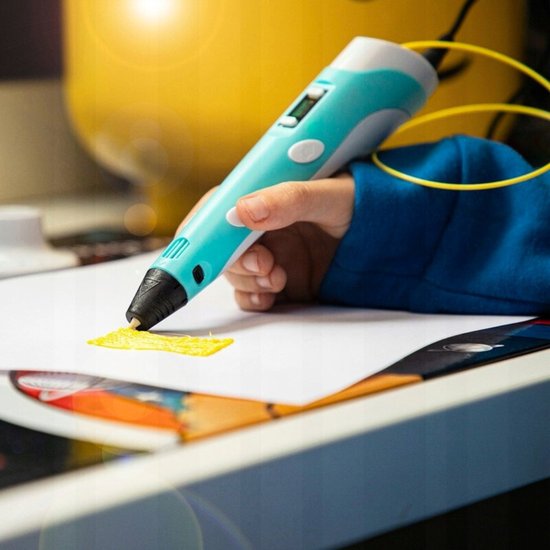 433B-2 : 3D Printer pen | set of cartridges-Blue  Large