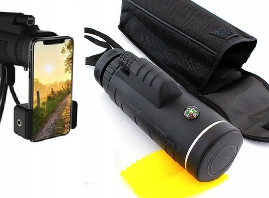 083 : Telescopic lens on a stand for a phone 40x60