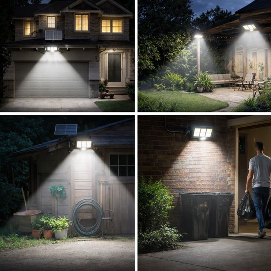 Lampa solarna 120 led sterowana pilotem sl-f120