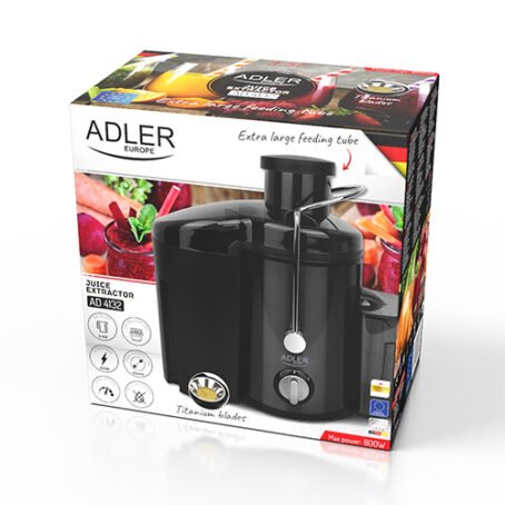 AD 4132 : Adler Juice extractor 800W – titanium blades