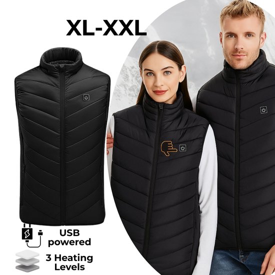 Kamizelka grzewcza z ładowaniem USB- xl-xxl