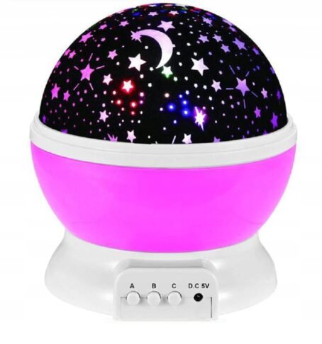 295 : ROTATING NIGHT LIGHT STAR PROJECTOR