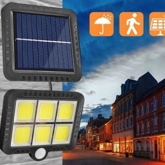 111 : Solar LED lamp with motion sensor | 120 LED
