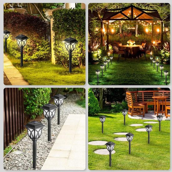 Lampa solarna ogrodowa wbijana 44cm